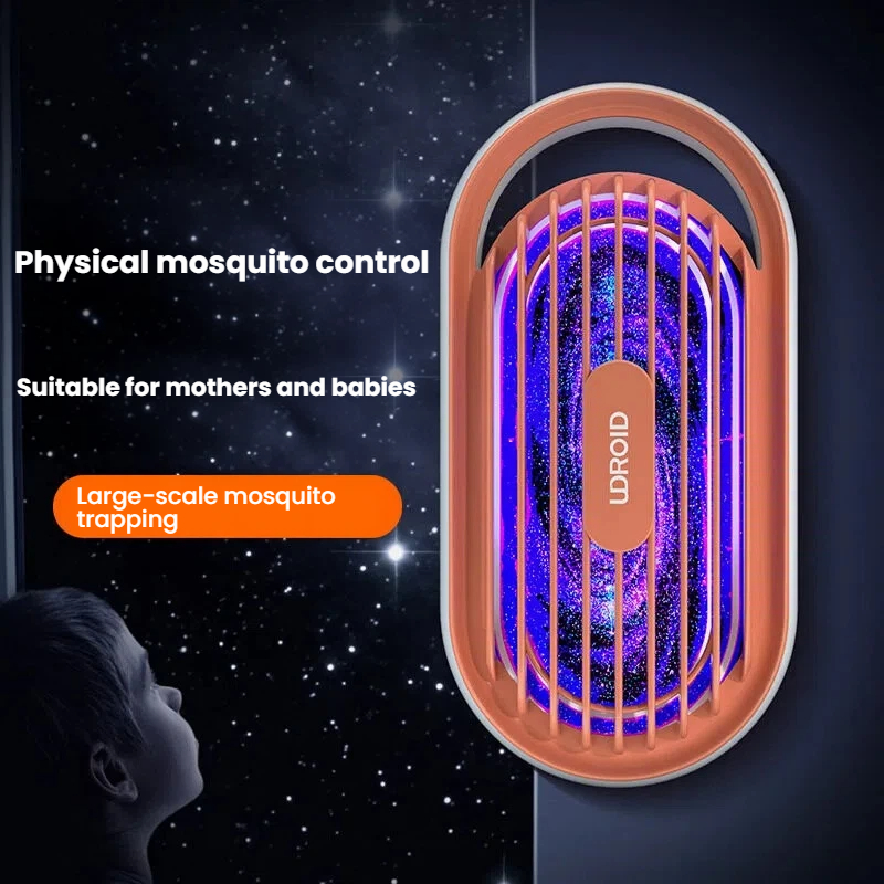 New Folding Electric Mosquito Swatter, Rechargeable Lithium Battery High-Power Electric Shock Mosquito Killer Lamp