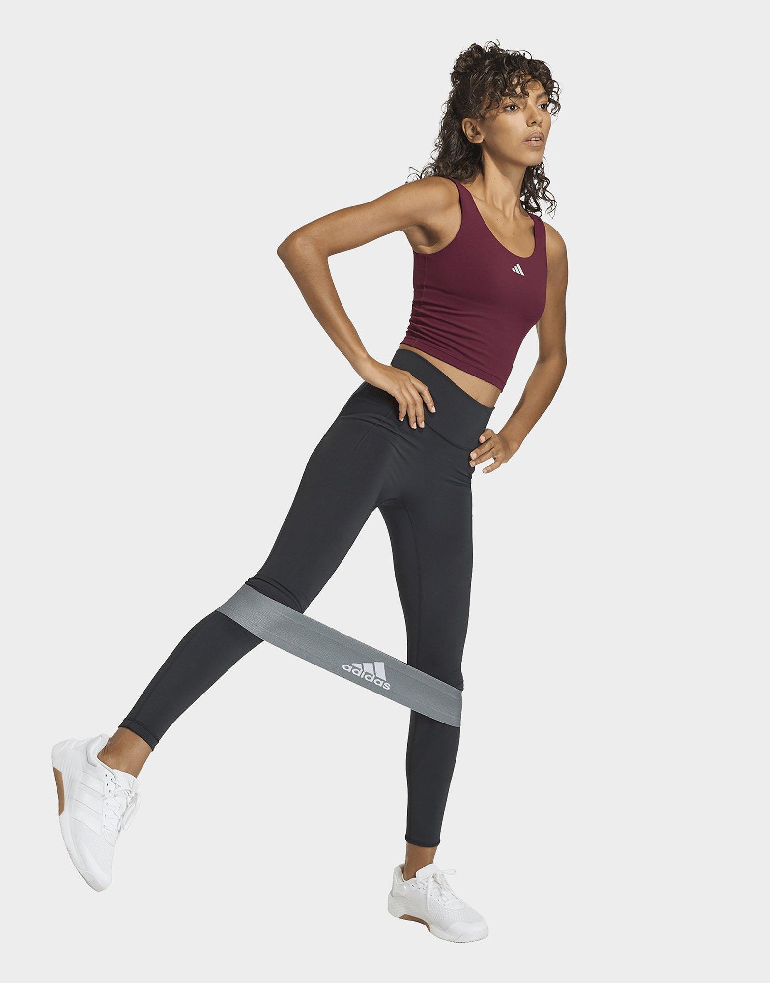 adidas 3-Streifen Studio All Me Tanktop, leicht stützend