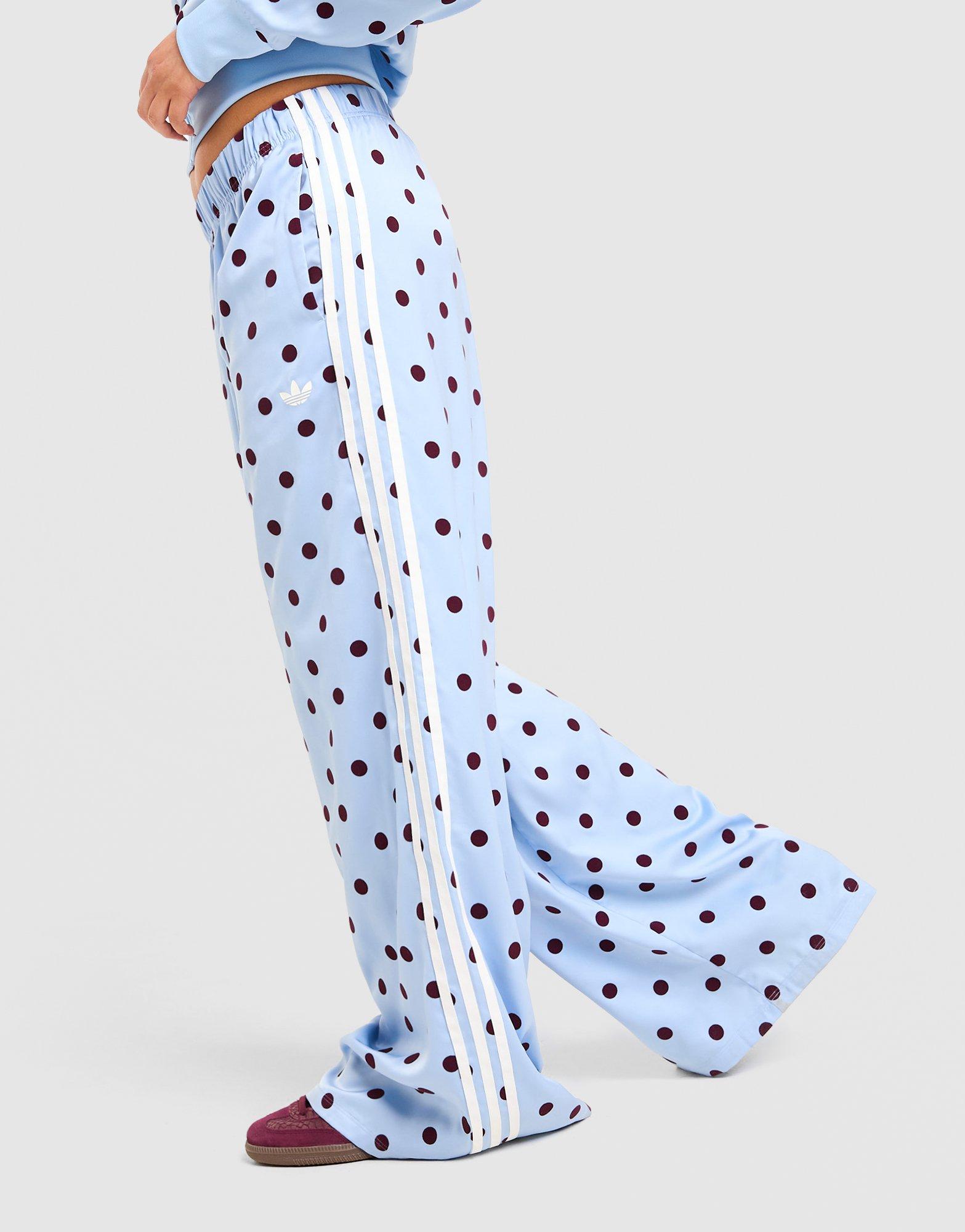 adidas Originals SATIN POLKA DOTS HOSE MIT WEITEM BEIN