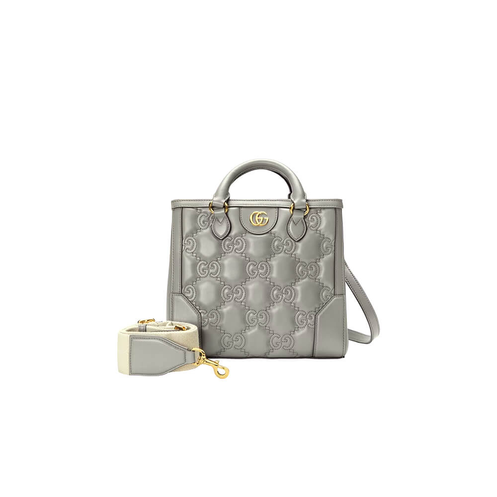 GG matelassé mini top handle bag