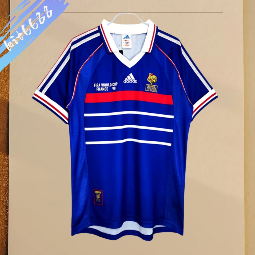 1998 France Home Retro Football Shirt