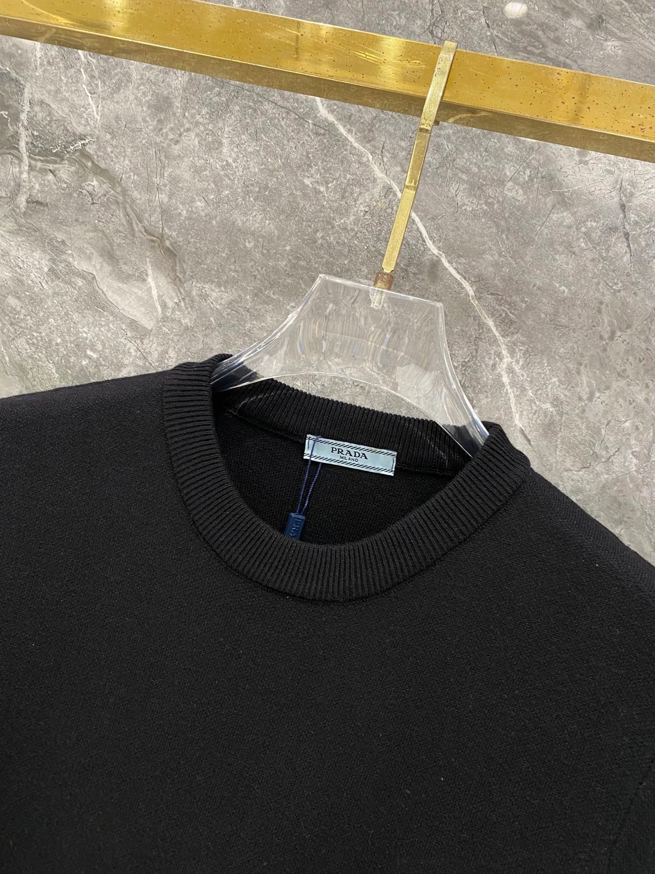 Prada 25FW gestrickt schwarz Sweatshirts AO278212