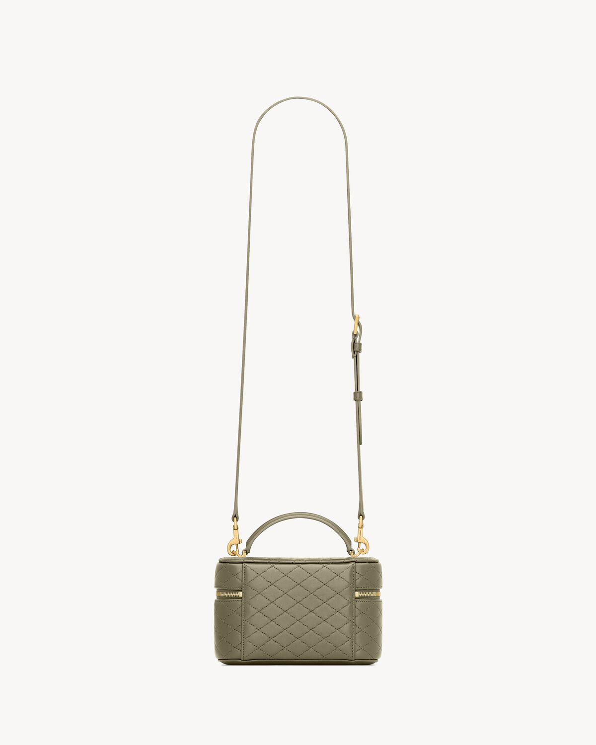 gaby vanity bag in lambskin STRONG MOSS