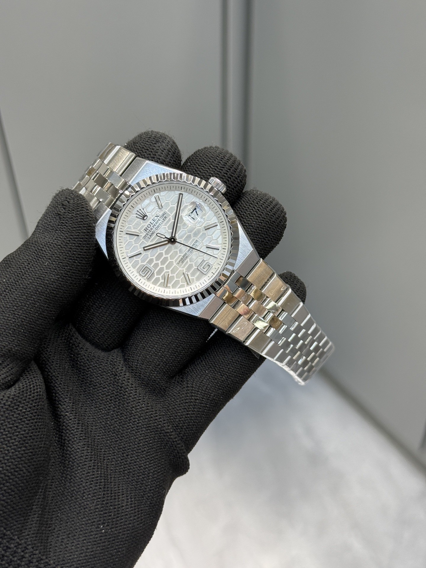 Rolex Land-Dweller 40mm Oystersteel and white gold M127334-0001