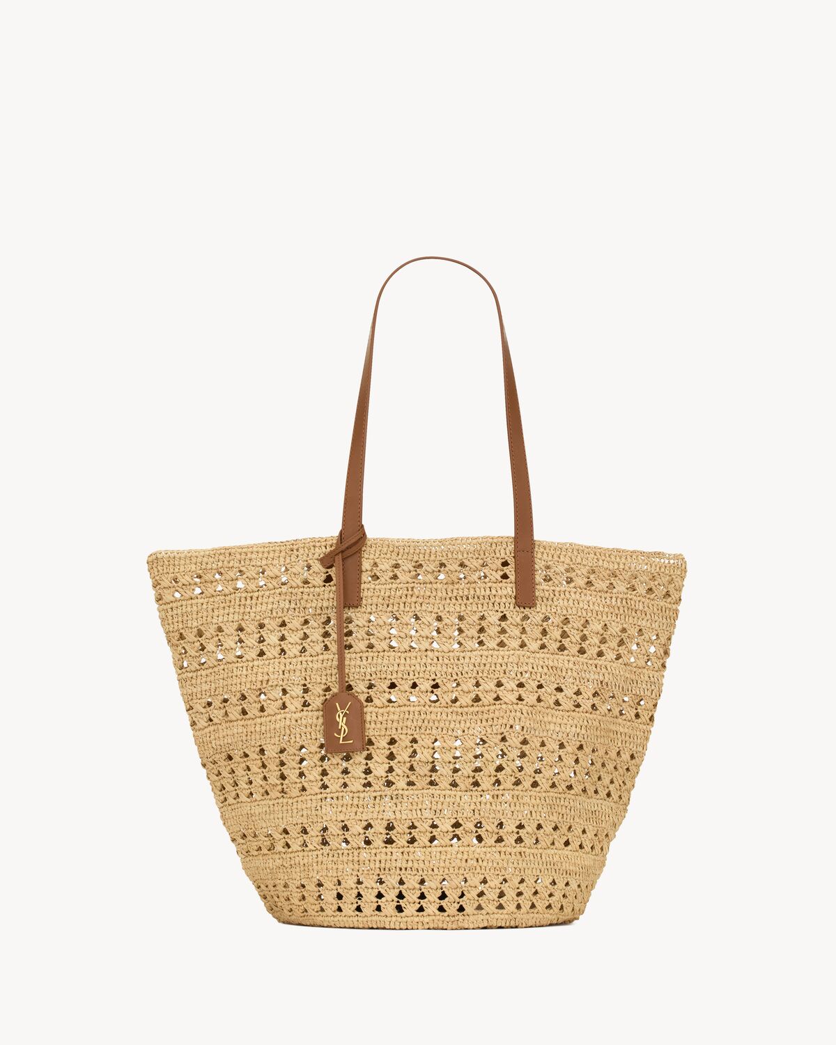 panier medium bag in raffia NATUREL