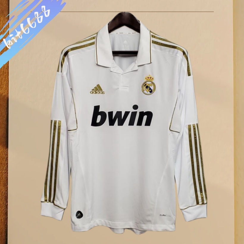 2011/2012 Real Madrid home Long Sleeve Retro Football Shirt