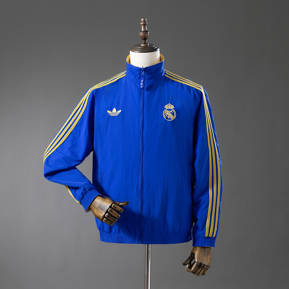 2025/2026 Real Madrid double-sided windbreaker