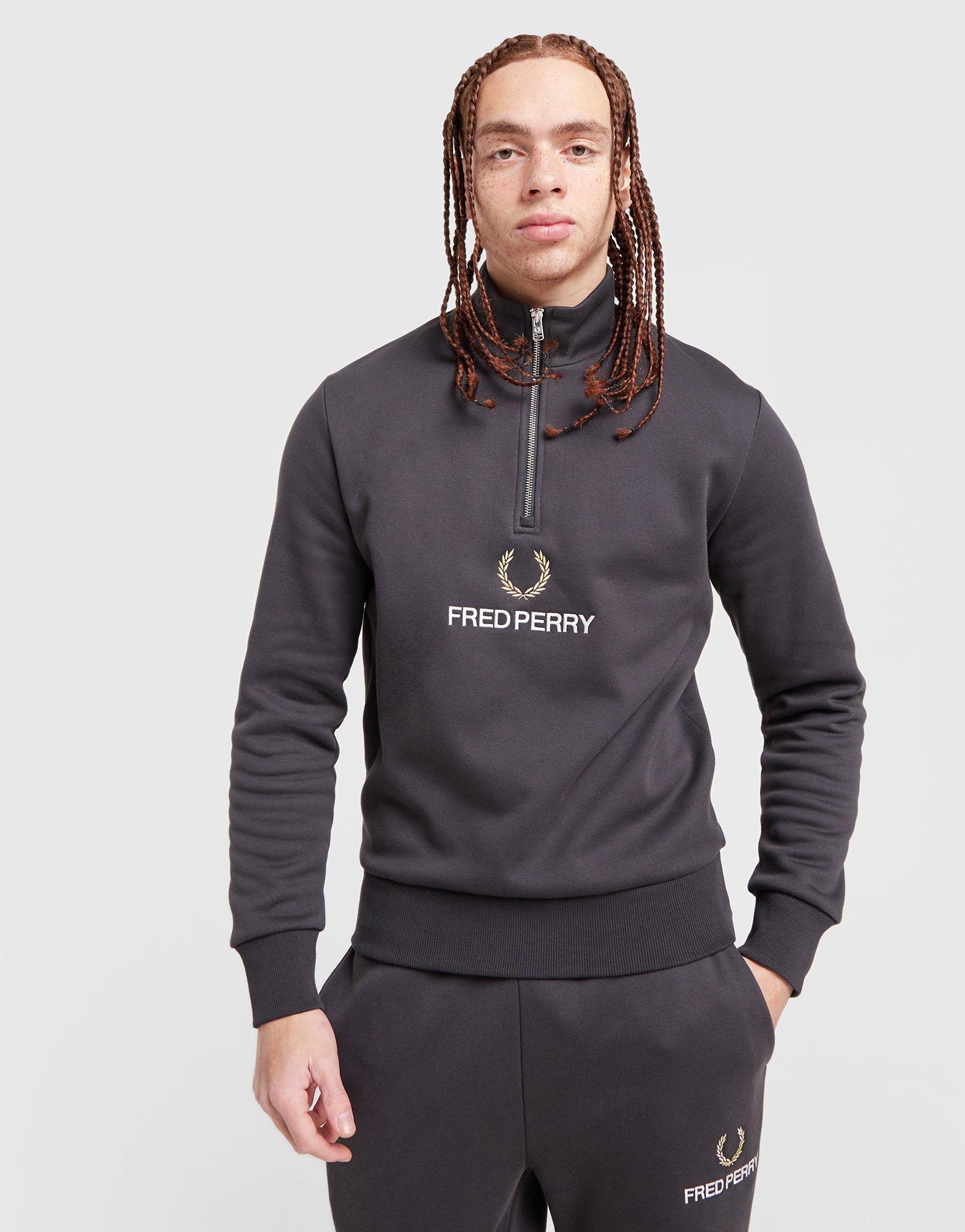 Fred Perry Original Stack 1/2 Zip Sweatshirt