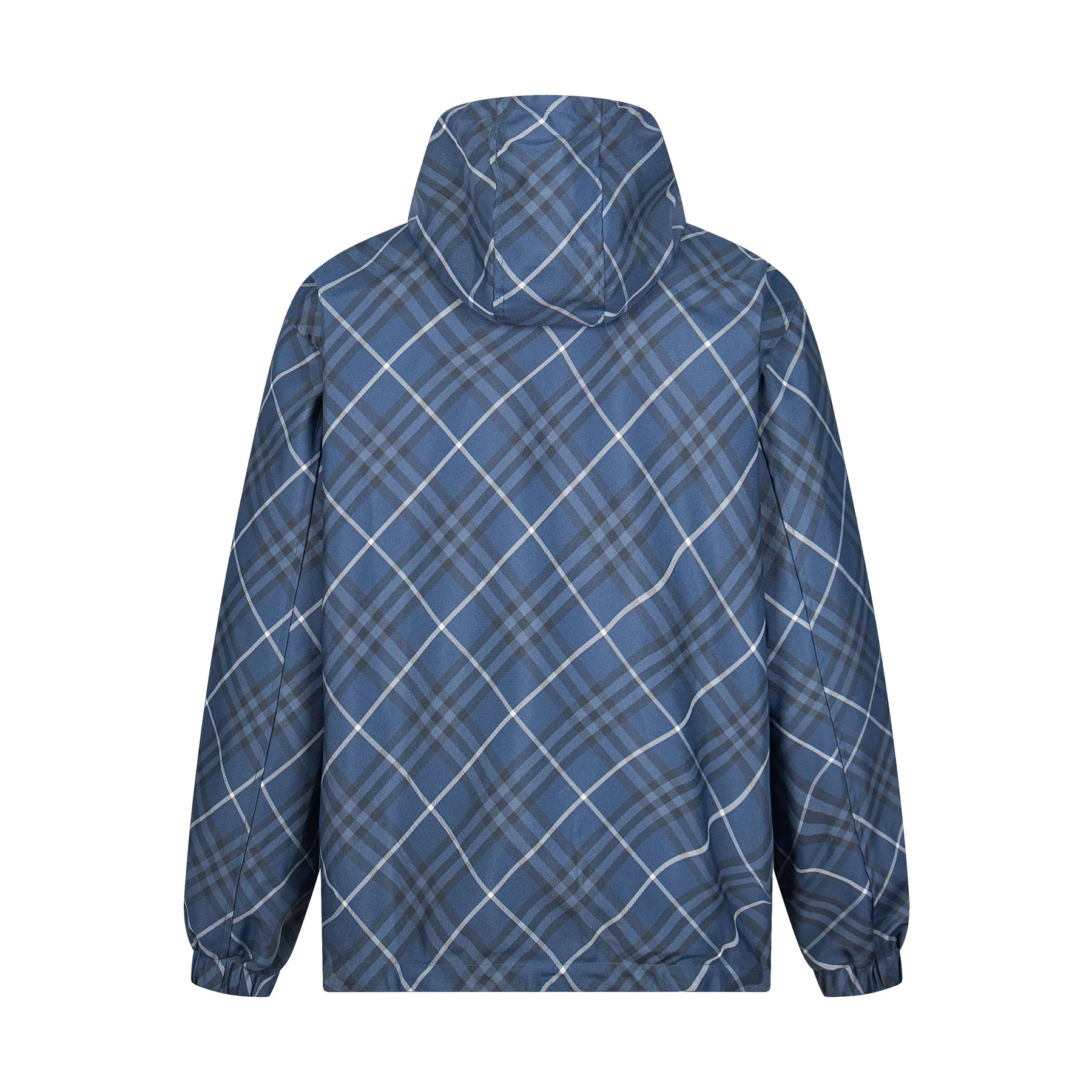 Burberry Check wendbar Kapuzenjacke Blau Jacken CZ835253