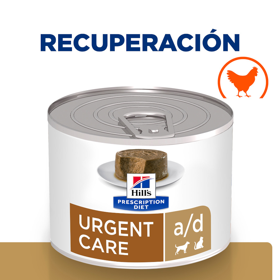 Hill's Prescription Diet Urgent Care a/d Mousse de Pollo lata para perros y gatos