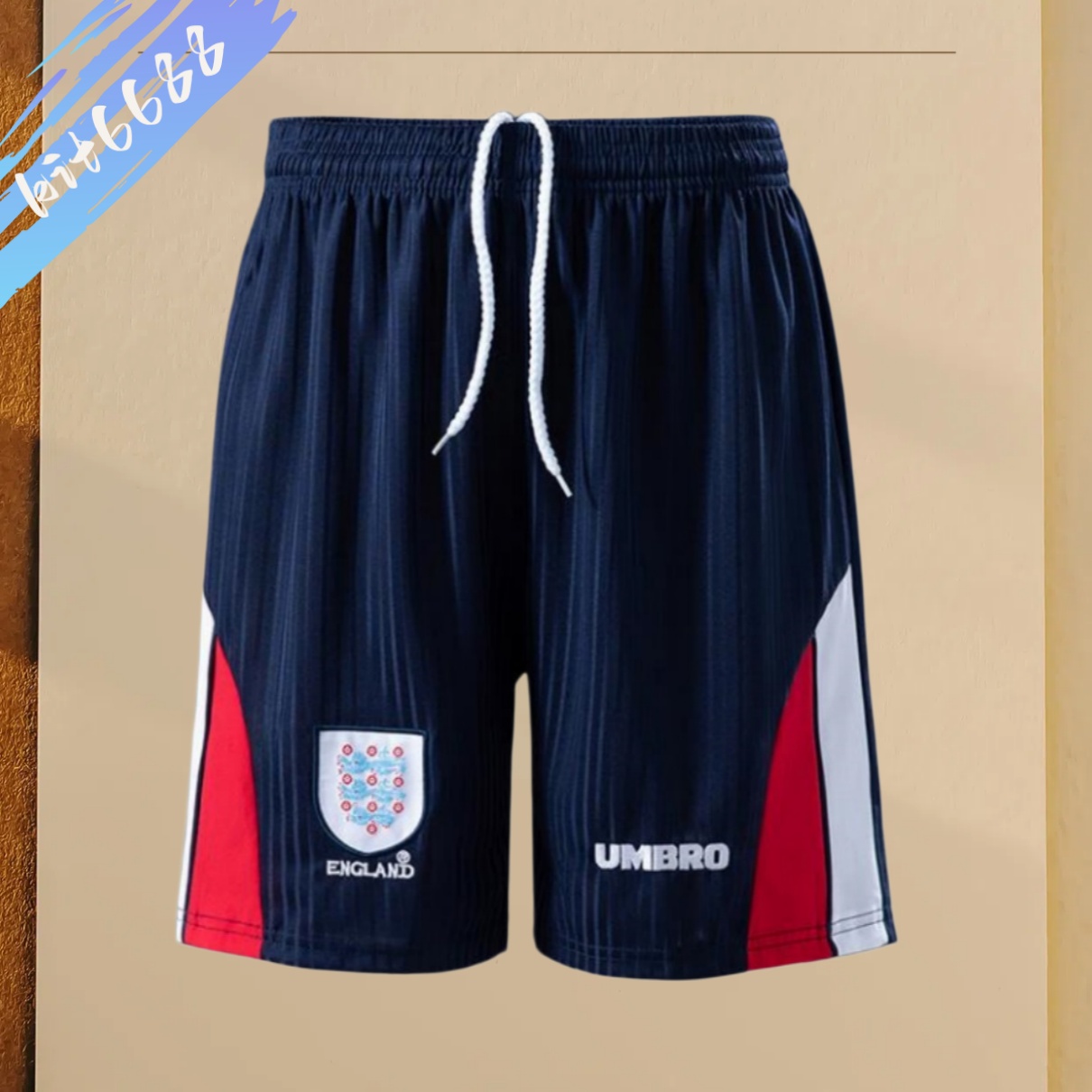 1998 England Home Retro Shorts