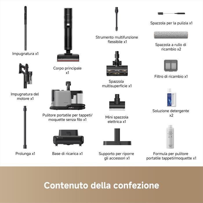 DREAME - Lavapavimenti H15 MIX VIM-Nero