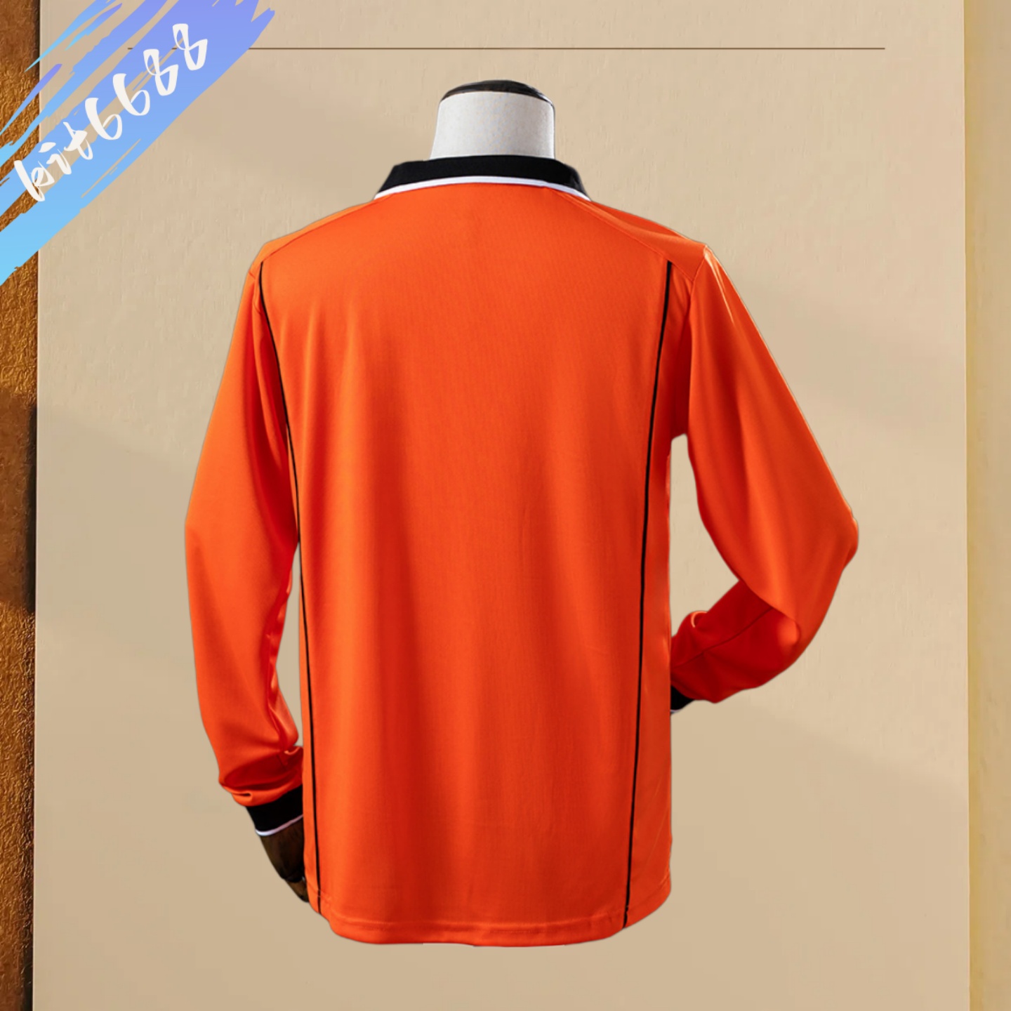 97/98 Netherlands home Long Sleeve Retro Football Shirt
