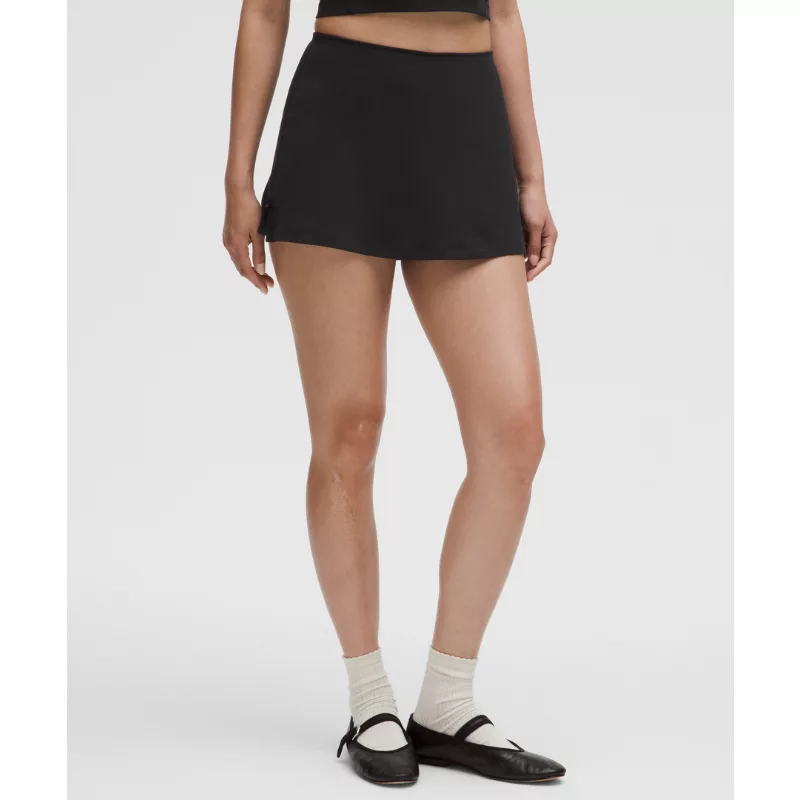 Nulu Bow-Detail Mini Skirt Balletcore Set