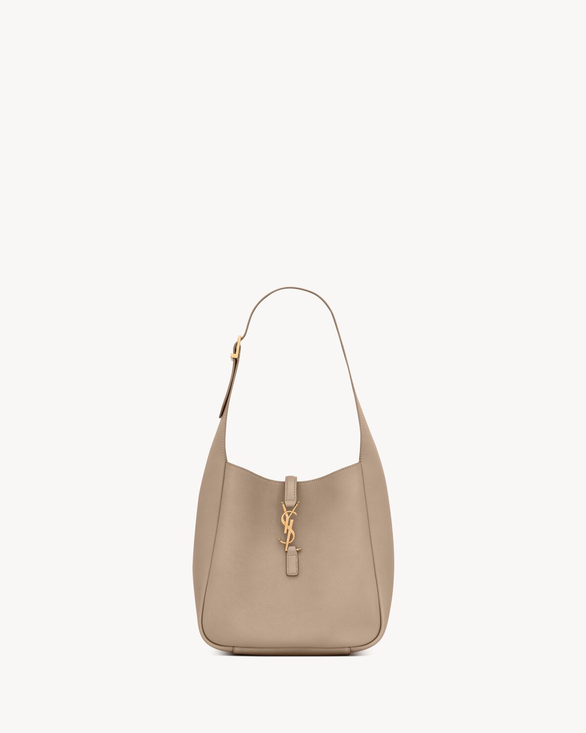 le 5 à 7 supple small in grained leather DUSTY GREY