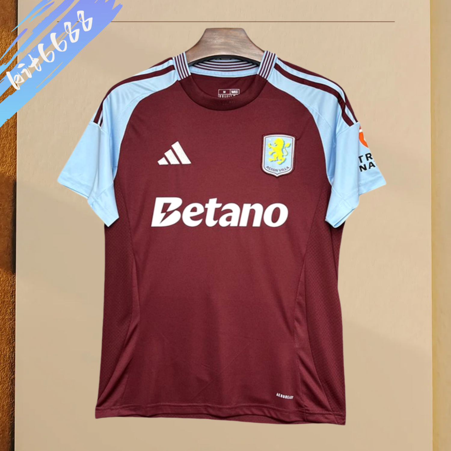 2024/2025 Aston Villa Home Football Shirt （Fans）