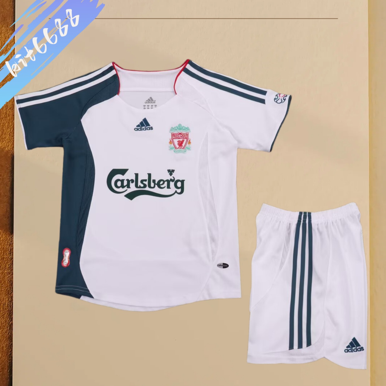 06/08 Liverpool Away Retro Football Shirt (Kids Kit）