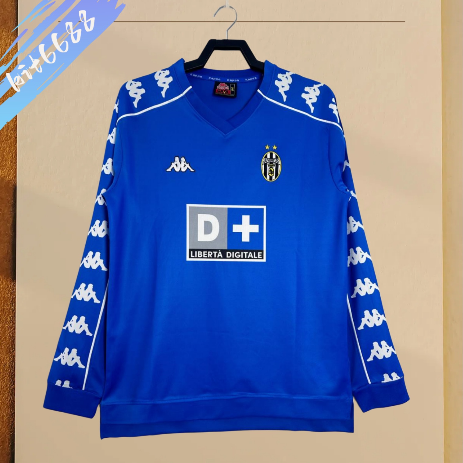 1999/2000 Juventus Away long sleeves Retro Football Shirt