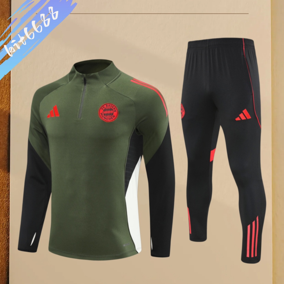 25/26 Bayern Half Ziptraining suit (Adult Kids Kit)