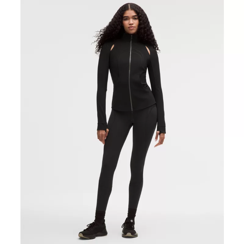 Mesh Panelled High-Rise Tight 28