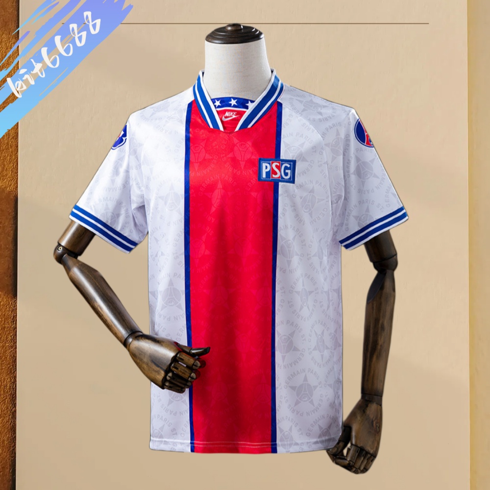94/95 PSG Paris Saint-Germain  Away Football Shirt (Retro）