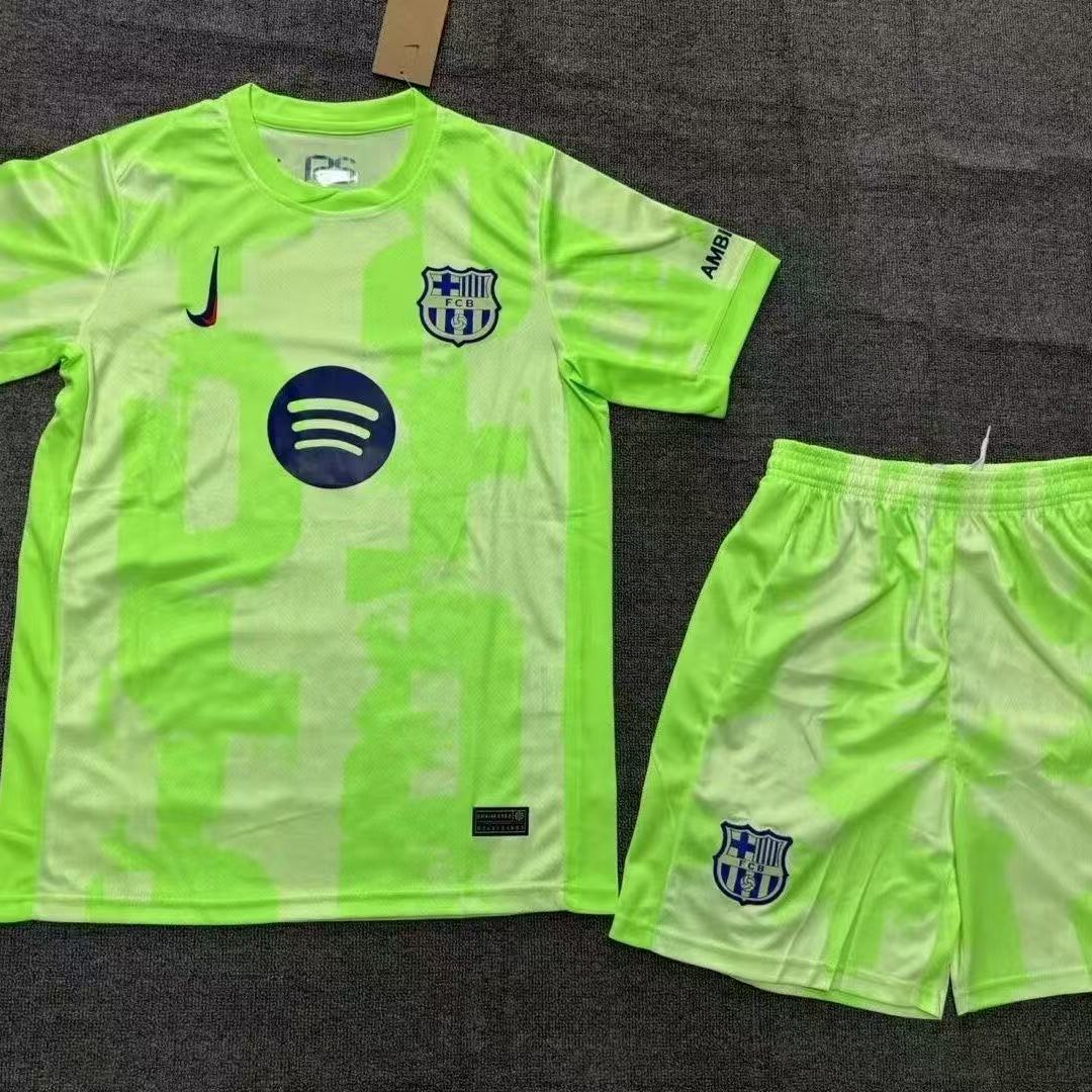 Barcelona 2425 Short Football Sleeve Set Yamal
