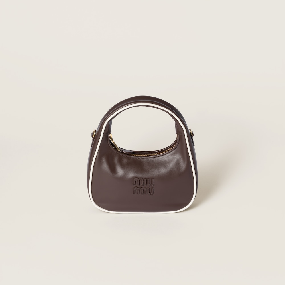 Wander leather bag Briarwood/White