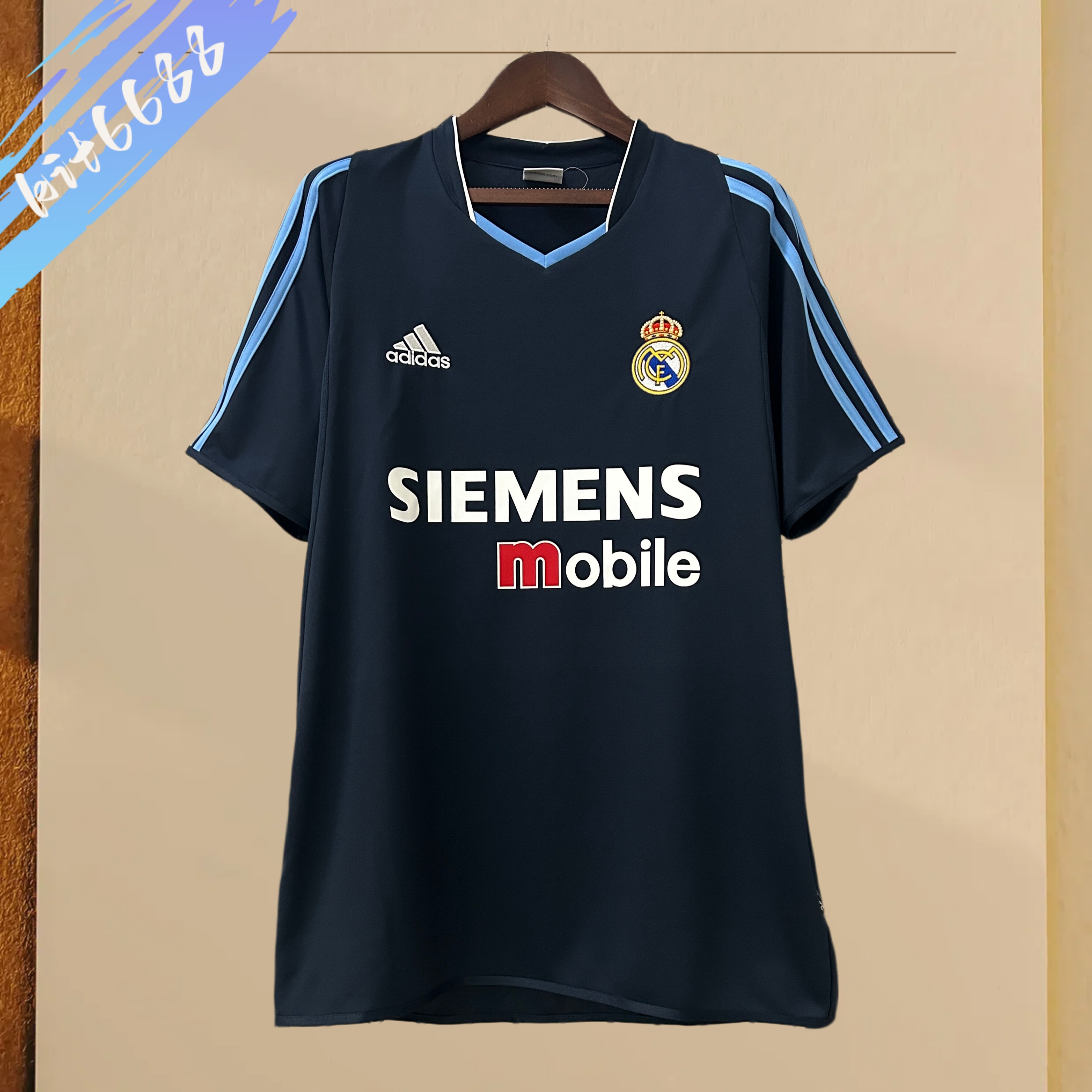 2003/2004 Real Madrid Away Retro Football Shirt