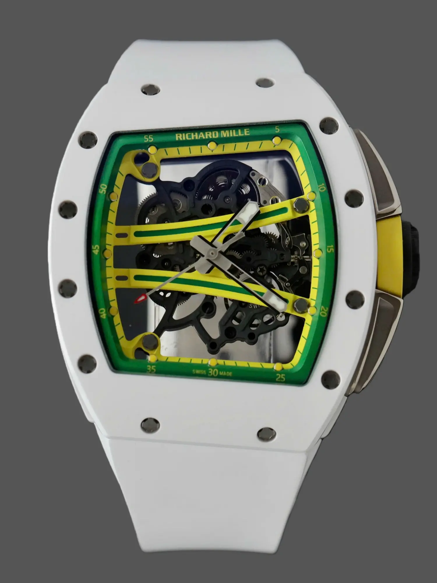 1:1 Clone Richard Mille RM61 01 White Ceramic
