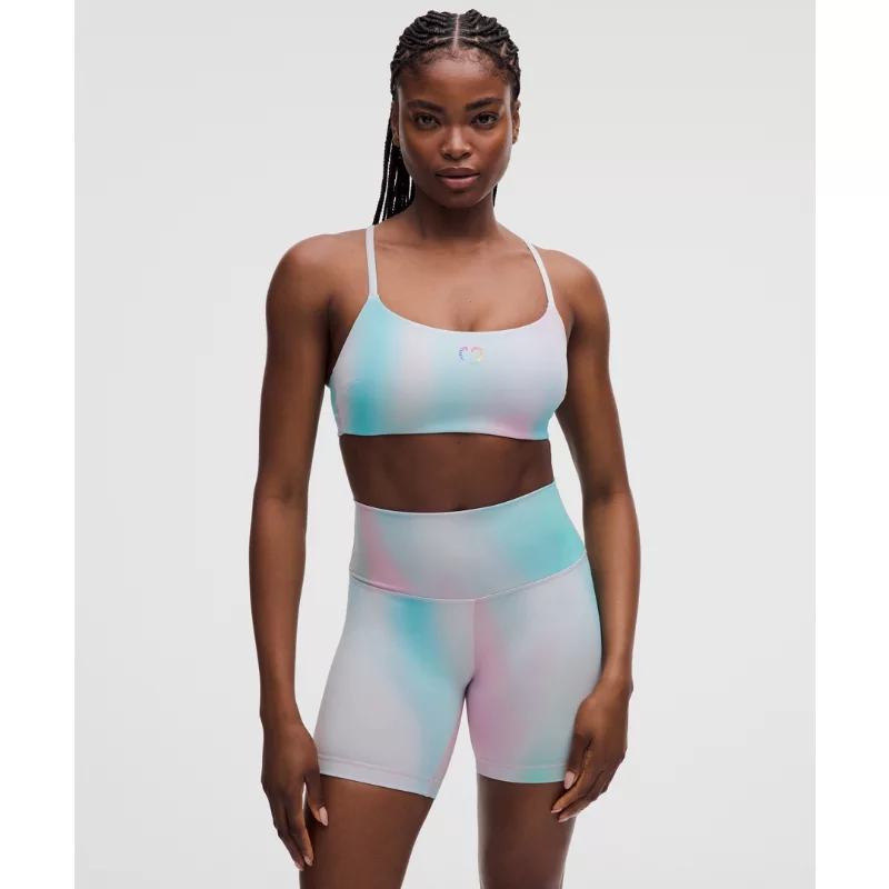 Wunder Train Strappy Racer Bra, Light Support, C/D Cup Pride