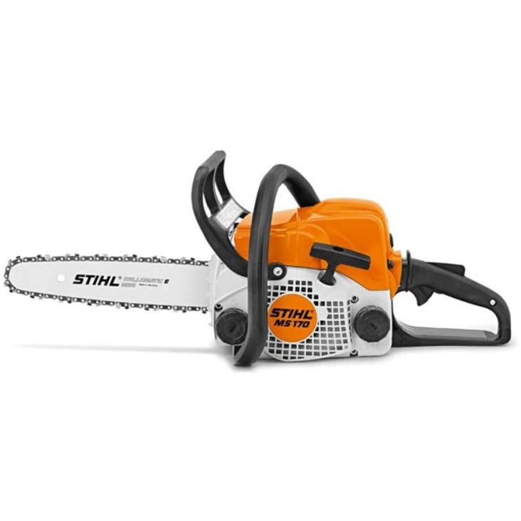 Stihl MS 170 Chainsaw. Engine Capacity in cm³: 30 cm³. 1.200W. Guide 30 cm