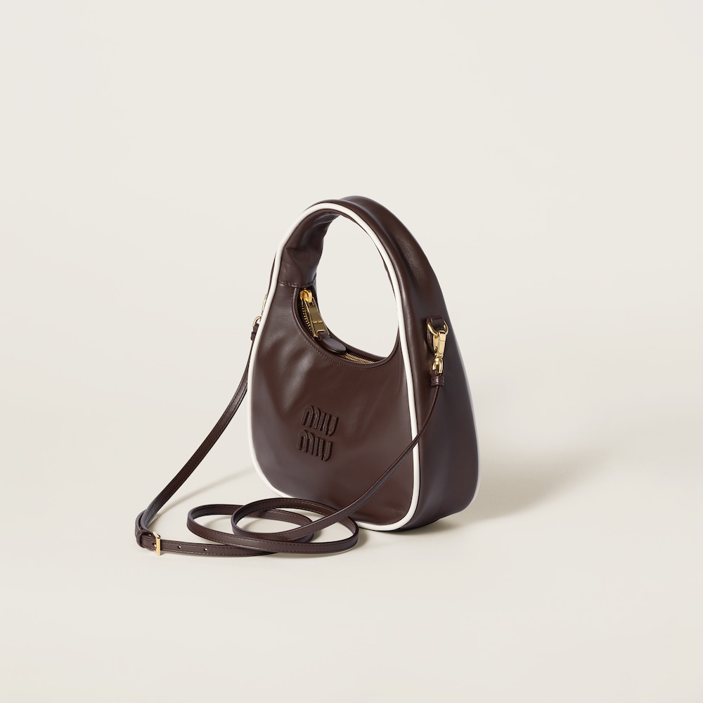 Wander leather bag Briarwood/White