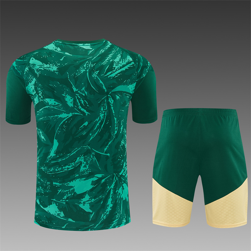 26/27 Real Madrid green Short Sleeve Training Wear ( Adult kit Kids )
