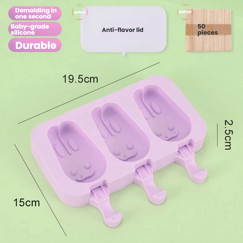Cartoon Silicone Ice Pop Molds