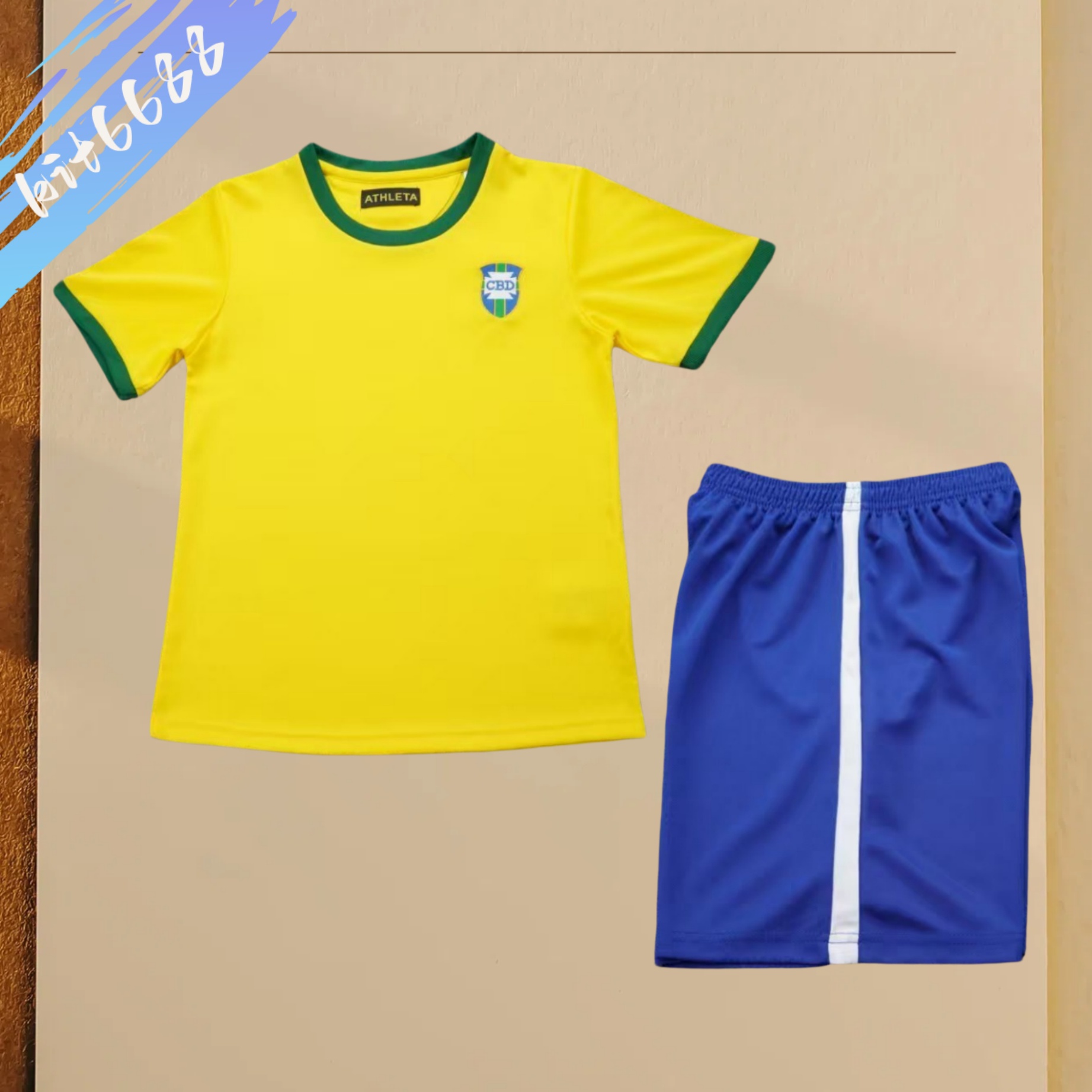 1970 Brazil home Retro Kids Kit