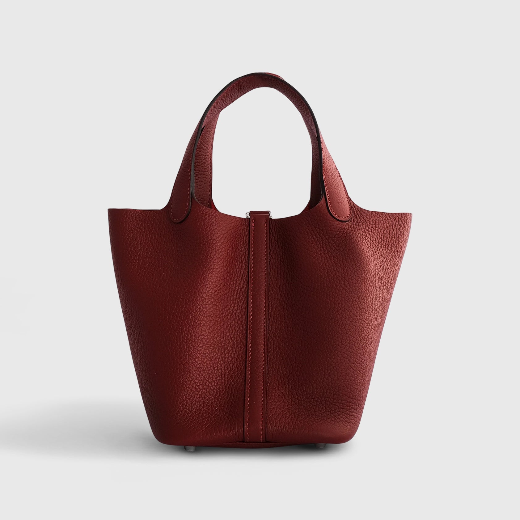 Hermès Picotin 18 Clemence Rouge H Palladium Hardware