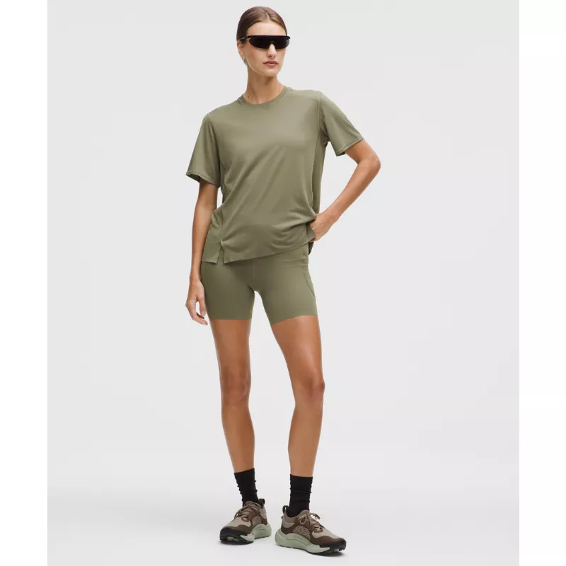 Women's Fast and Free Short-Sleeve Shirt Mesh