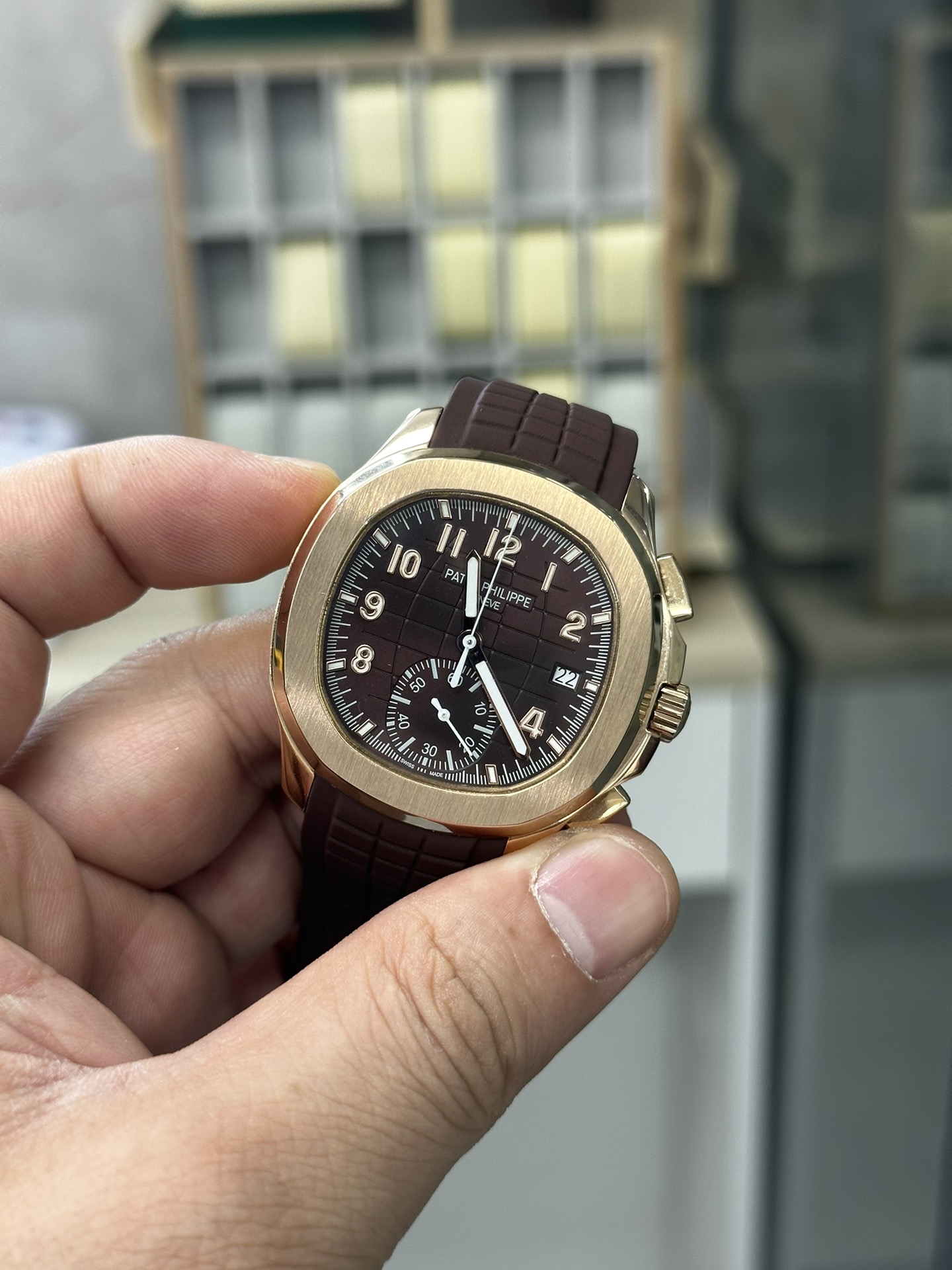 Replica Patek Philippe Aquanaut 5968R 001 42mm Mens Watch