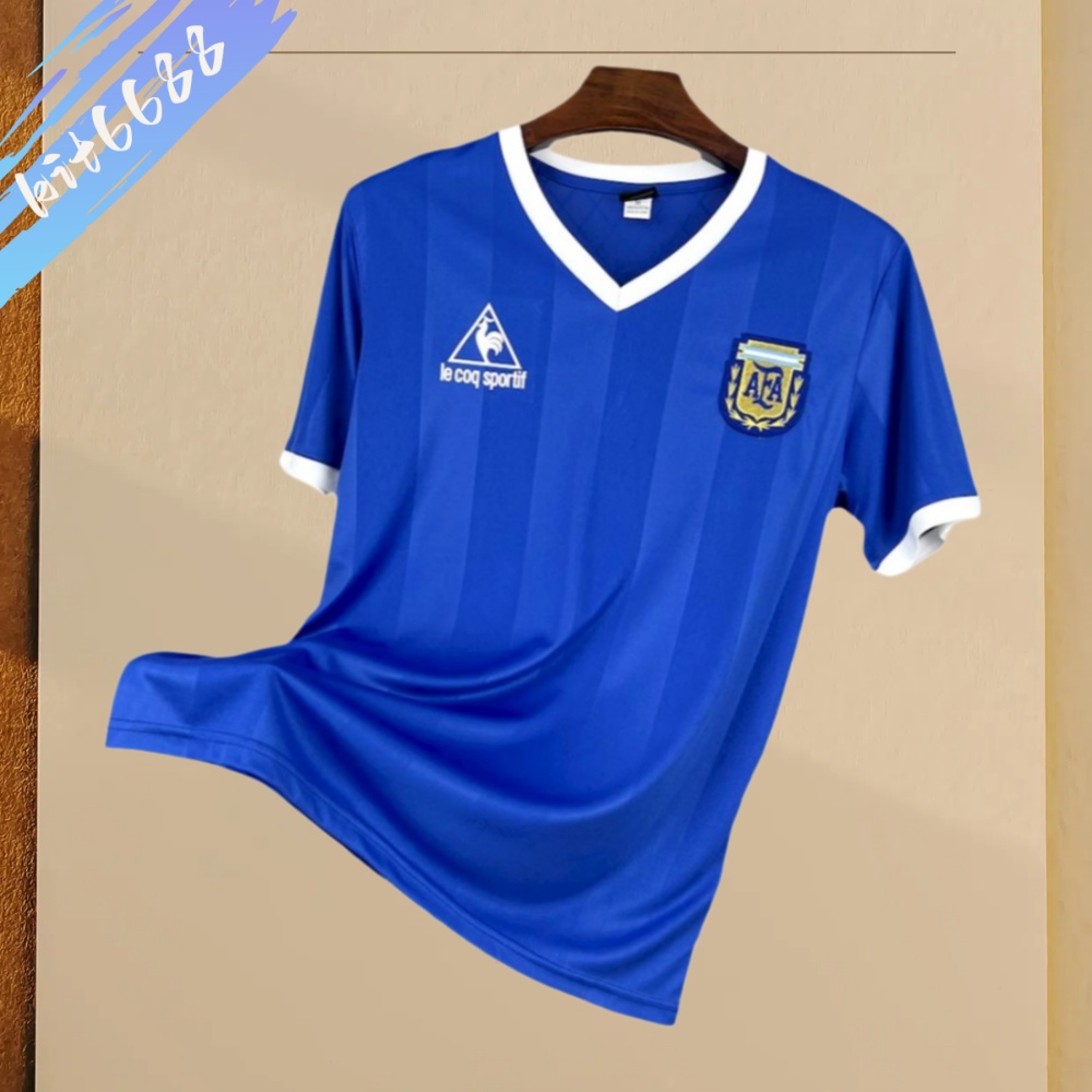 1986 Argentina Away Retro Football Shirt