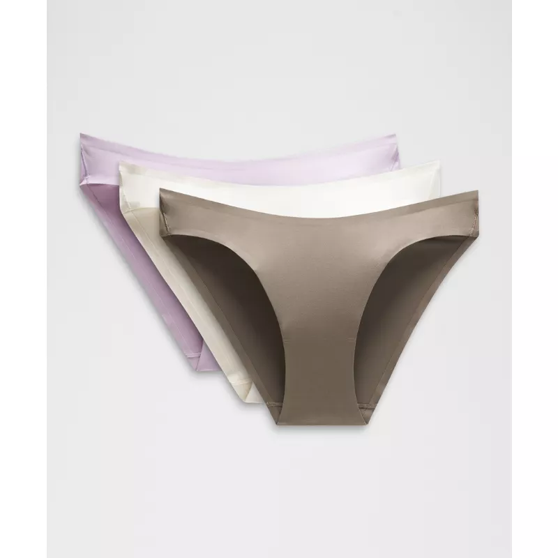 Wundermost Ultra-Soft Nulu Mid-Rise Bikini Underwear 3 Pack