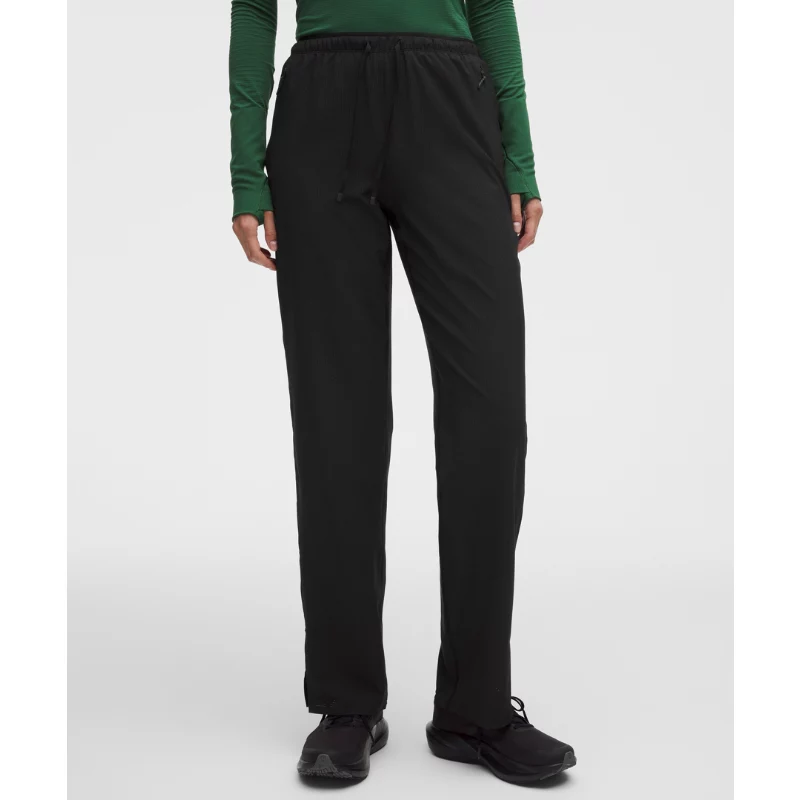 Textured Mesh High-Rise Running Pant