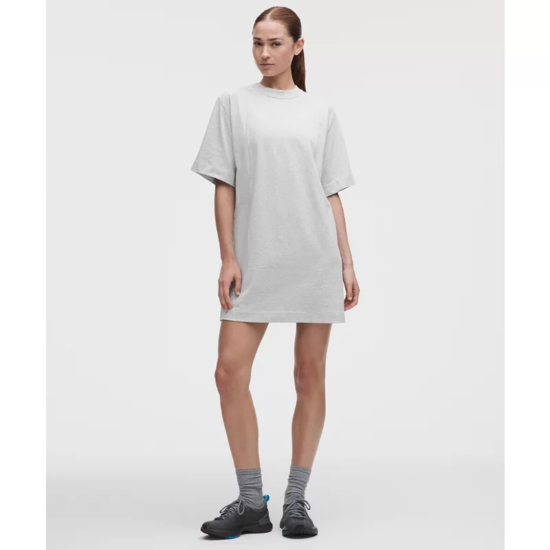 Scuba Cotton Jersey T-Shirt Dress