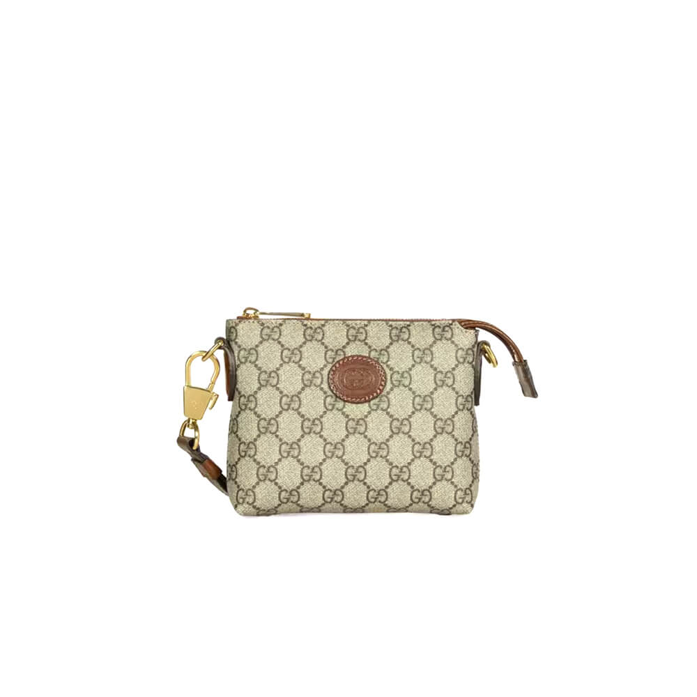 Messenger bag with Interlocking G