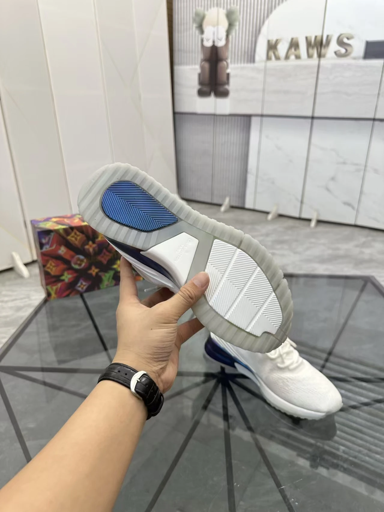 Top LV shoes, handmade genuine leather material