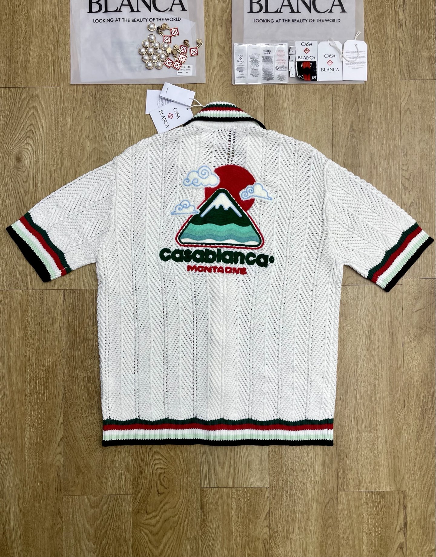 Casablanca Polo Shirt Size S-XL