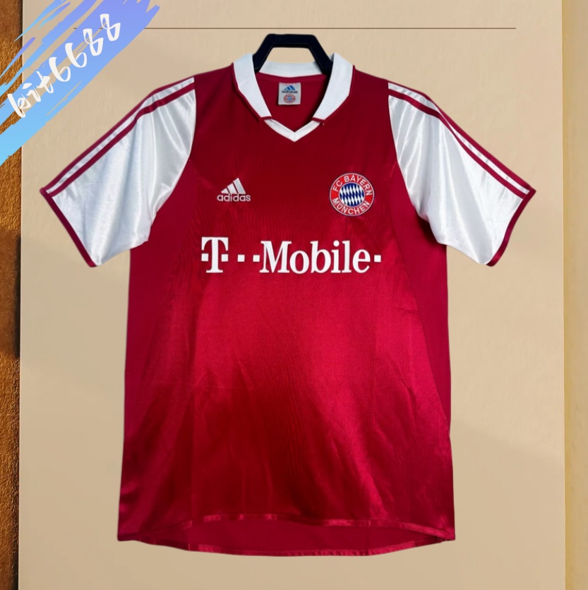 03/04 Bayern Munich home Retro Football Shirt