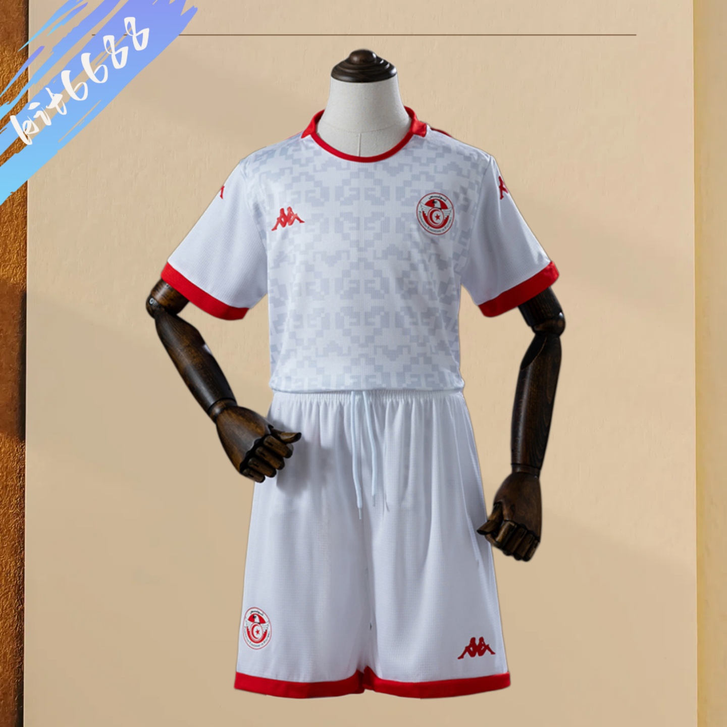 2026 Tunisia Away Football Shirt (Kids Kit socks)