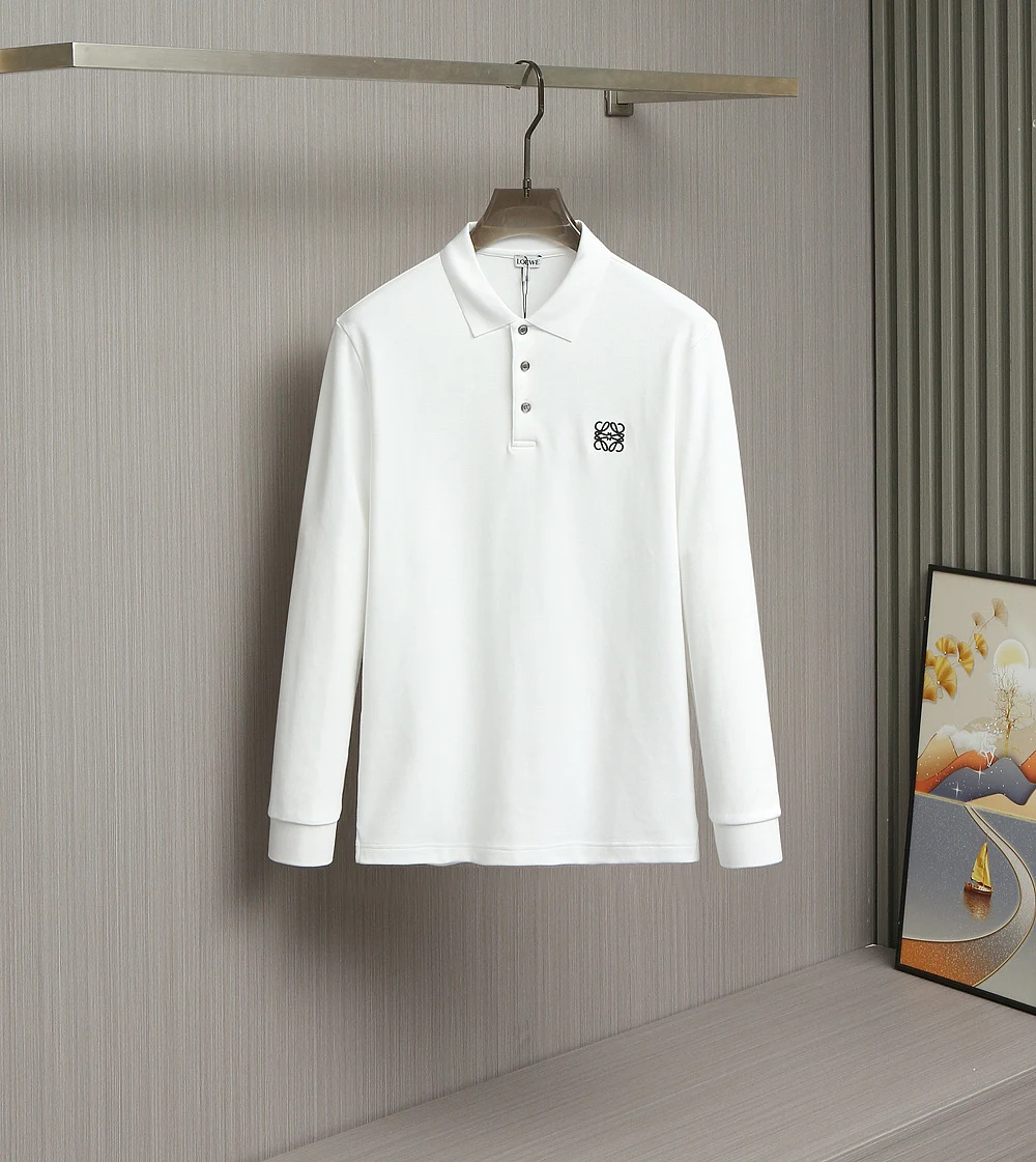 Loewe langärmliges Poloshirt 25FW Poloshirts IJ400143