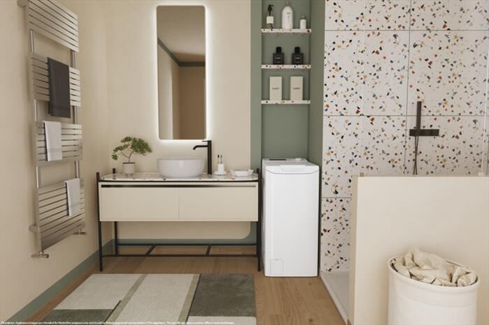 CANDY - Lavatrice TCA483D2-S 8 Kg Classe D-White