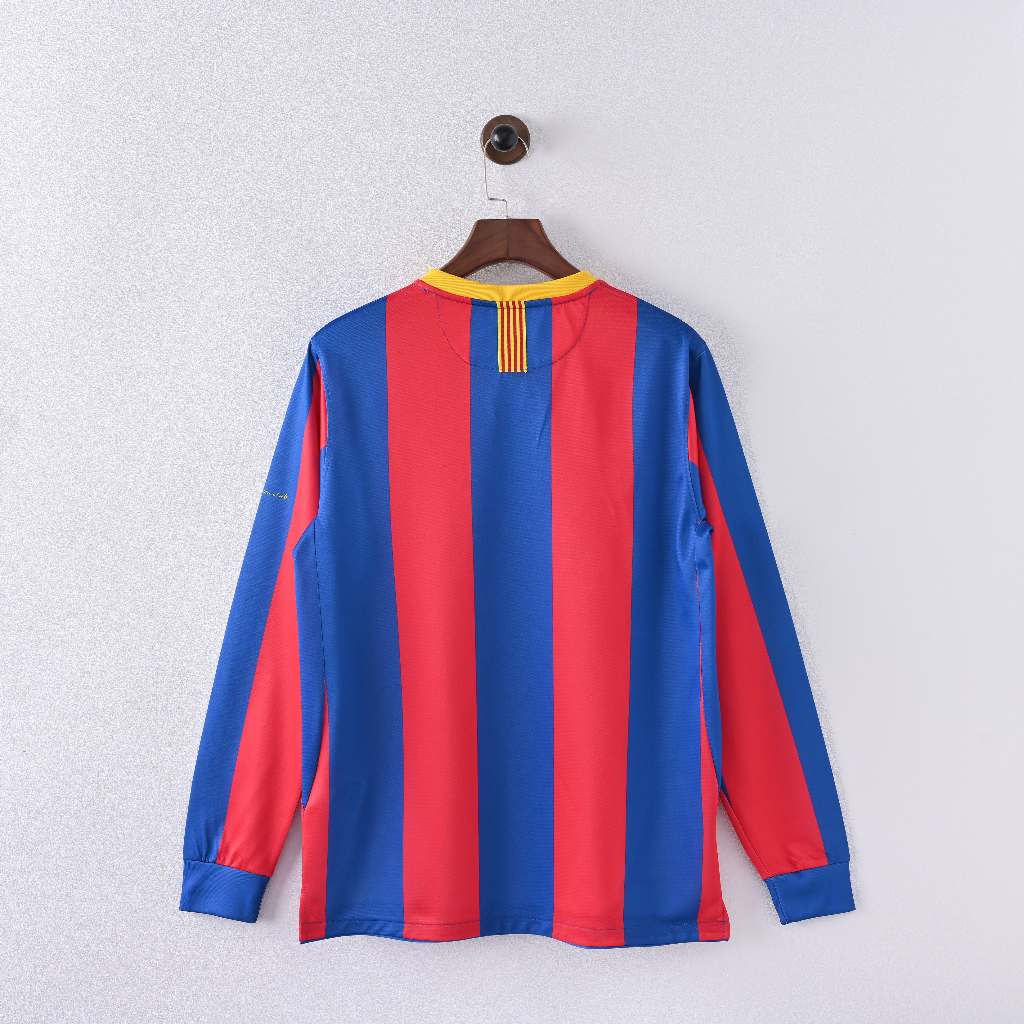 2010/2011 Barcelona Home long sleeves Retro Football Shirt